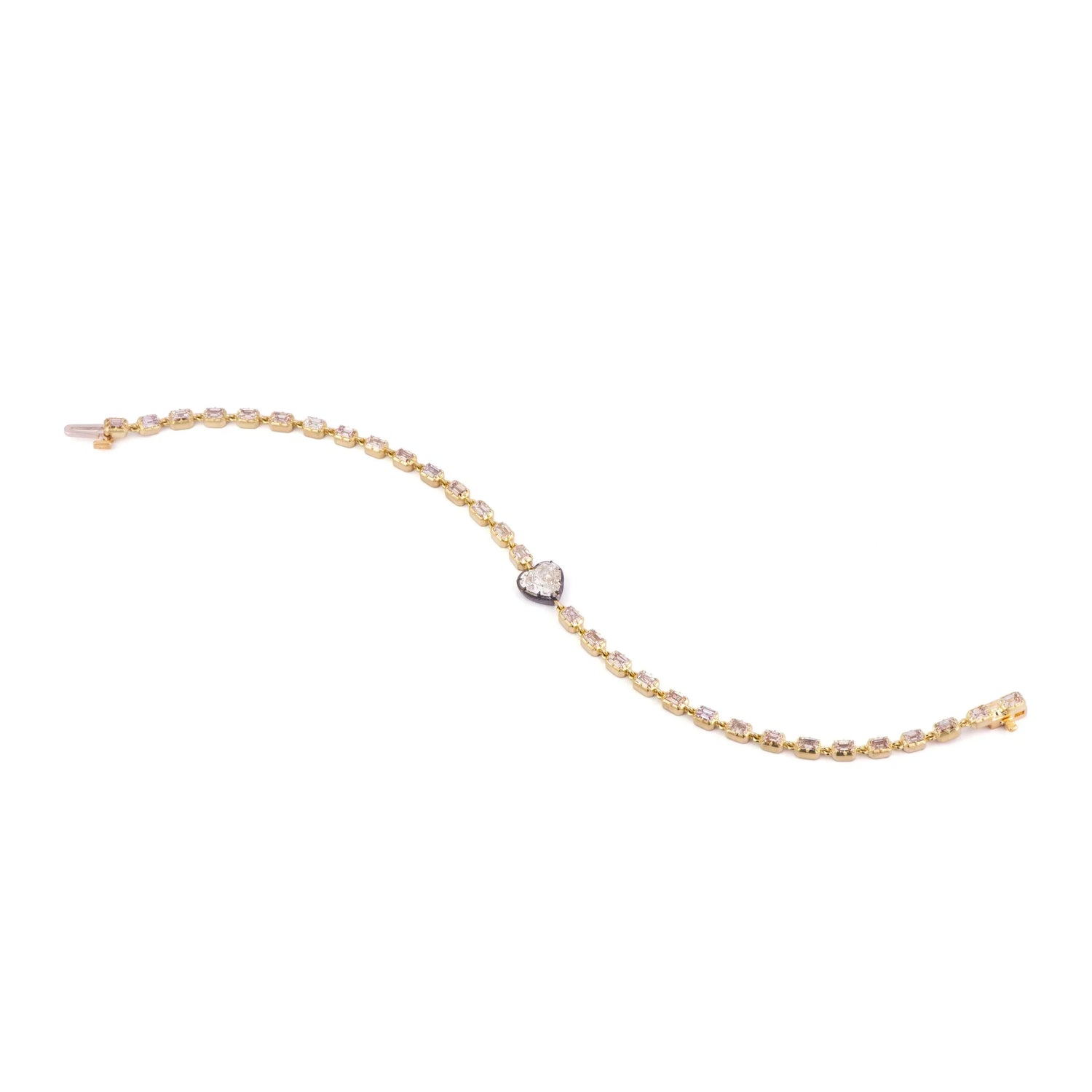 Diamond Heart Bracelet