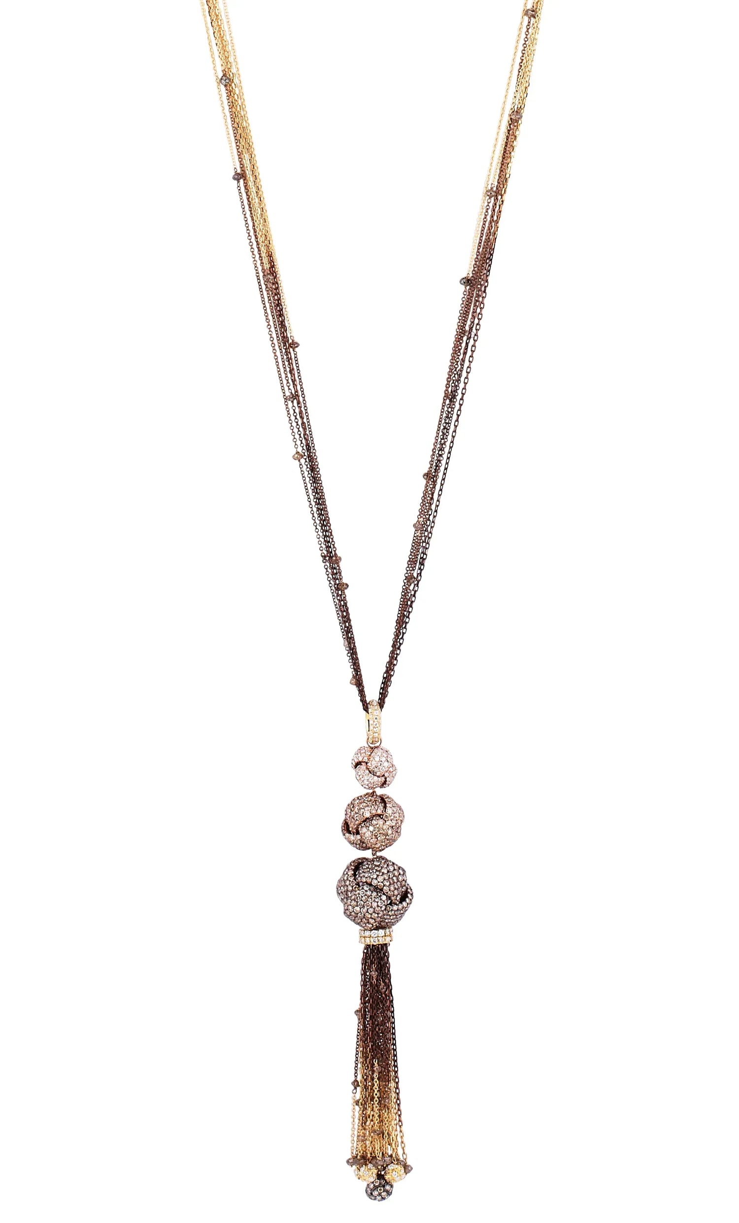 Brown Diamond Knots Pendant