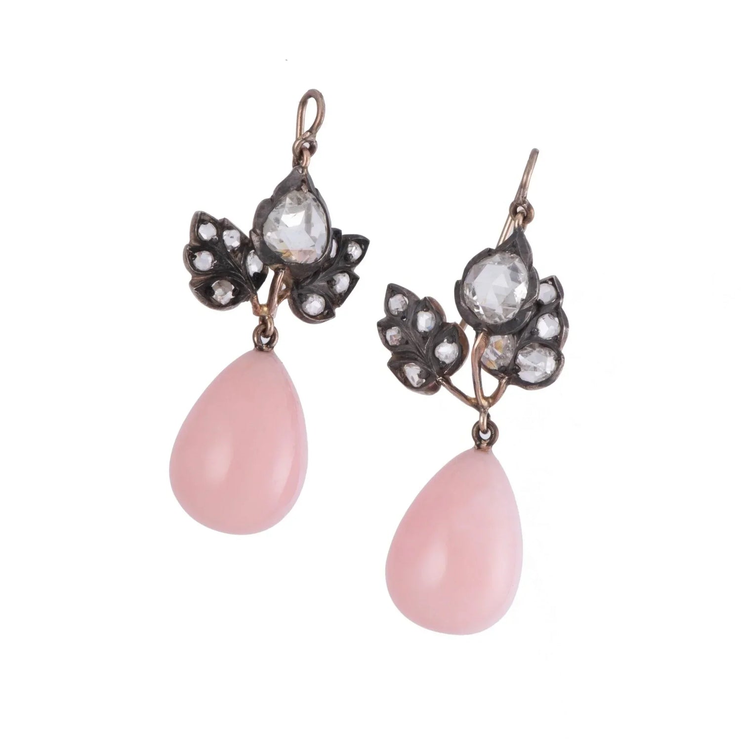 Pink Opal Earrings