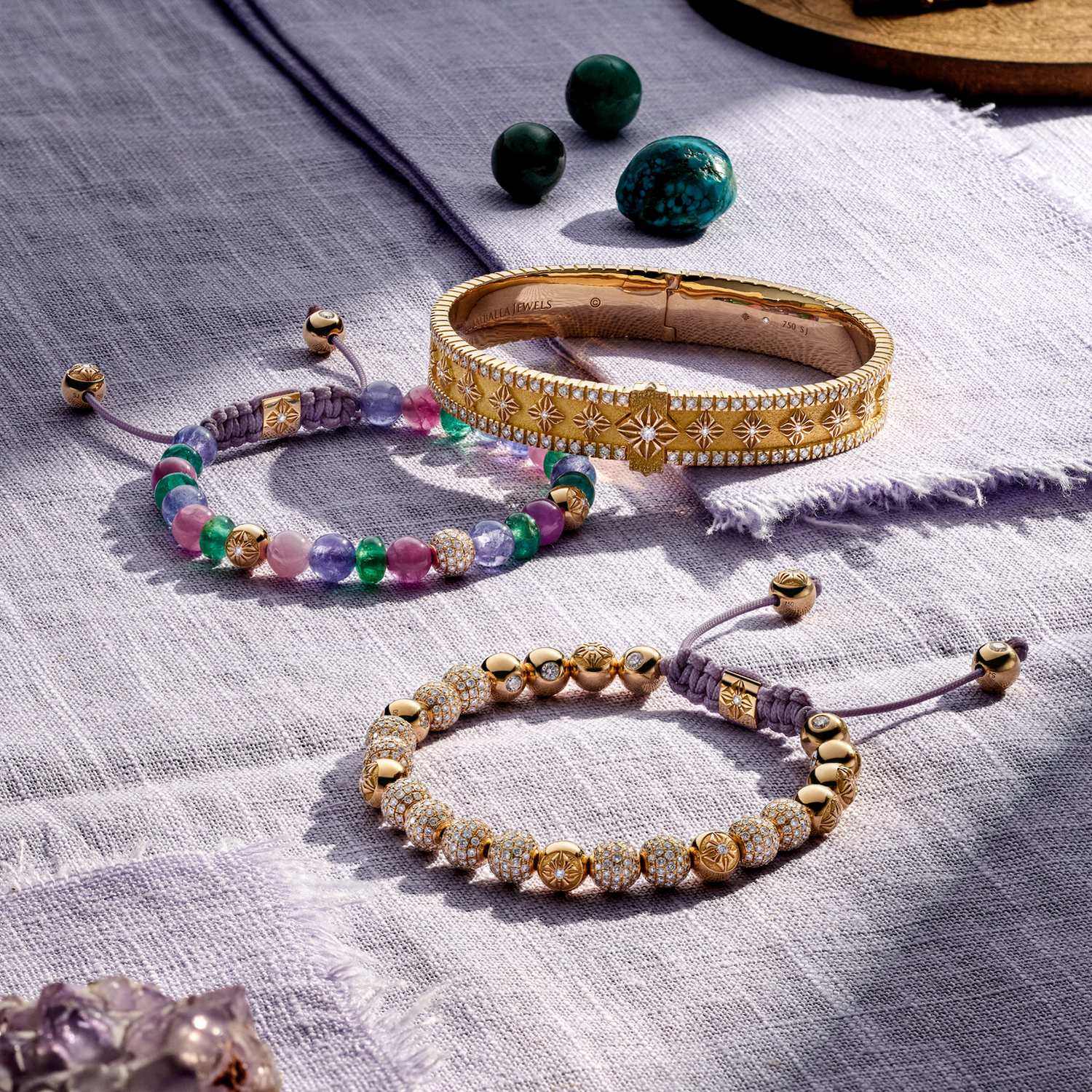 Shamballa macreme unbraided bracelets for men and women